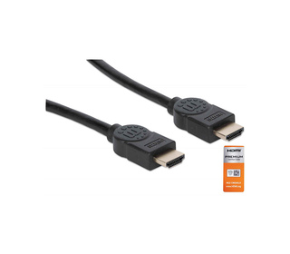 Manhattan 355346 câble HDMI 1,8 m HDMI Type A (Standard) Noir