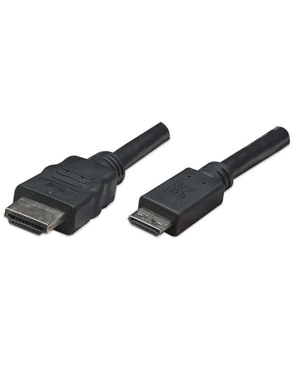 Manhattan 304955 câble HDMI 1,8 m HDMI Type A (Standard) HDMI Type C (Mini) Noir