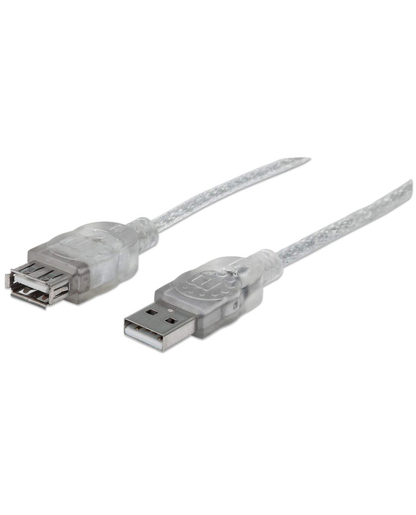 Manhattan 340496 câble USB 3 m USB 2.0 USB A Argent