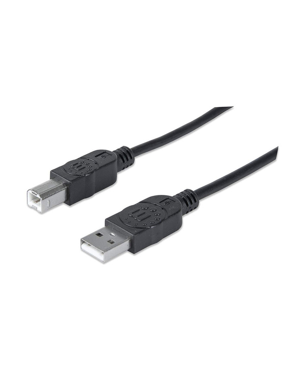 Manhattan 333368 câble USB 1,8 m USB 2.0 USB A USB B Noir