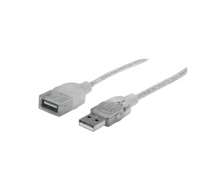 Manhattan 336314 câble USB 1,8 m USB 2.0 USB A Argent