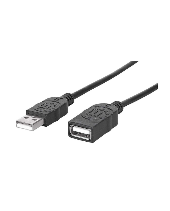 Manhattan 338653 câble USB 1,8 m USB 2.0 USB A Noir