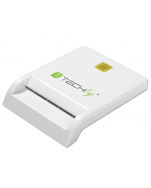 Techly I-CARD CAM-USB2TY lecteur de cartes à puce Intérieure USB USB 2.0 Blanc
