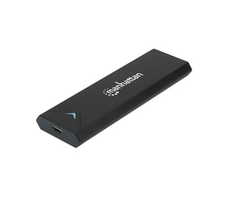 Manhattan 130530 Boîtier de disques de stockage Enceinte ssd Noir M.2