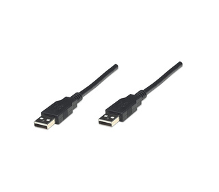 Manhattan 306089 câble USB 1,8 m USB 2.0 USB A Noir