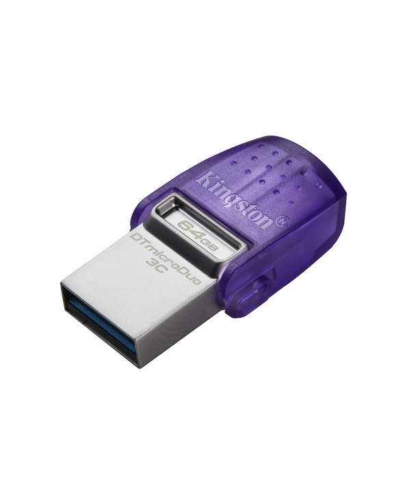 Kingston Technology DataTraveler 64 Go microDuo 3C 200 Mo/s dual USB-A + USB-C