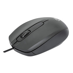 Manhattan 190190 souris Ambidextre USB Type-A Optique 1000 DPI