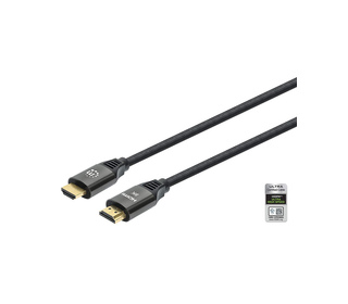 Manhattan 355957 câble HDMI 3 m HDMI Type A (Standard) Noir