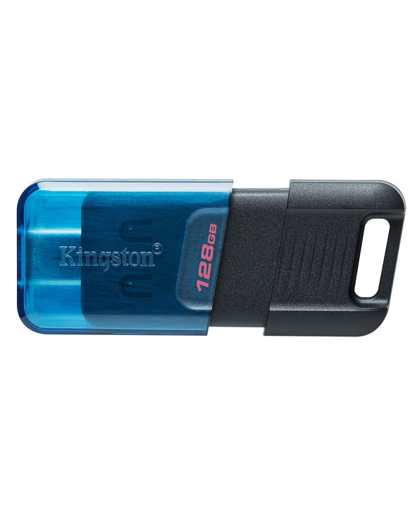 Kingston Technology DataTraveler 80 M lecteur USB flash 128 Go USB Type-C 3.2 Gen 1 (3.1 Gen 1) Noir, Bleu
