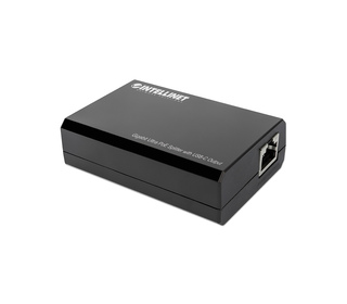 Intellinet 561693 séparateur voix-données Noir Connexion Ethernet, supportant l'alimentation via ce port (PoE)