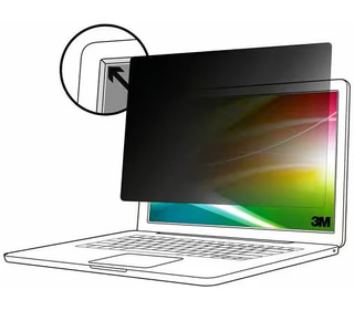 3M Filtre de confidentialité Bright Screen pour ordinateur portable bord-à-bord 13.3 po, 16:9, BP133W9E