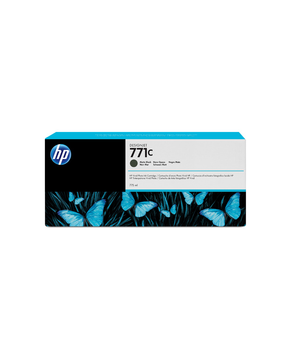 HP 771C cartouche d'encre DesignJet noir mat, 775 ml