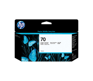 HP 70 cartouche d'encre DesignJet noir photo, 130 ml