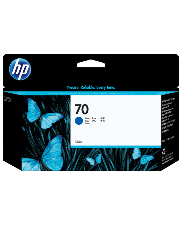 HP 70 cartouche d'encre bleue 130 ml