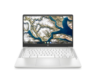 HP Chromebook 14A-NA0023NF 14" CELERON 4 Go Blanc