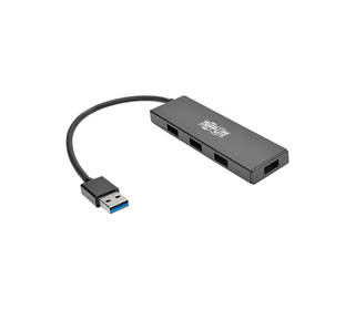 Tripp Lite U360-004-SLIM hub & concentrateur USB 3.2 Gen 1 (3.1 Gen 1) Type-A 5000 Mbit/s Noir