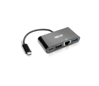 Tripp Lite U444-06N-HGUB-C station d'accueil USB 3.2 Gen 2 (3.1 Gen 2) Type-C Noir