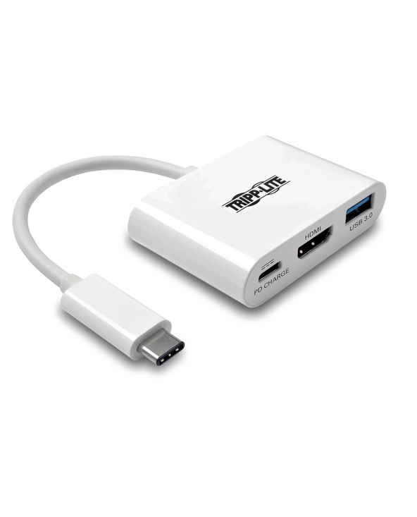 Tripp Lite U444-06N-HU-C station d'accueil USB 3.2 Gen 1 (3.1 Gen 1) Type-C Blanc