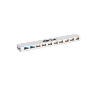 Tripp Lite U360-010C-2X3 hub & concentrateur USB 3.2 Gen 1 (3.1 Gen 1) Micro-B 5000 Mbit/s Blanc