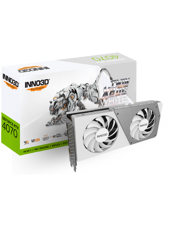 Inno3D N40702-126XX-185252W carte graphique NVIDIA GeForce RTX 4070 12 Go GDDR6X