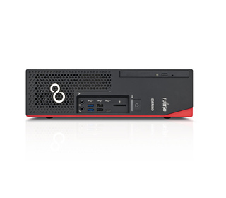 Fujitsu ESPRIMO D738 PC I5 8 Go 256 Go Windows 10 Pro Noir, Rouge