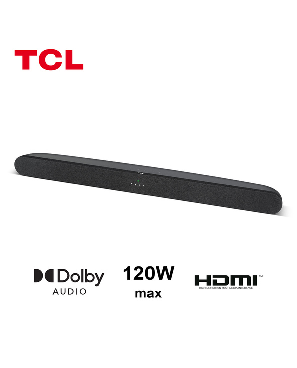 TCL 6 Series TS6100 haut-parleur soundbar Noir 2.0 canaux 120 W