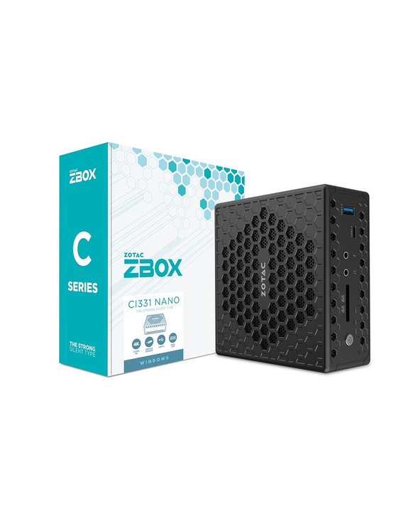 Zotac ZBOX CI331 Mini PC CELERON 4 Go 120 Go Windows 10 Pro N Noir
