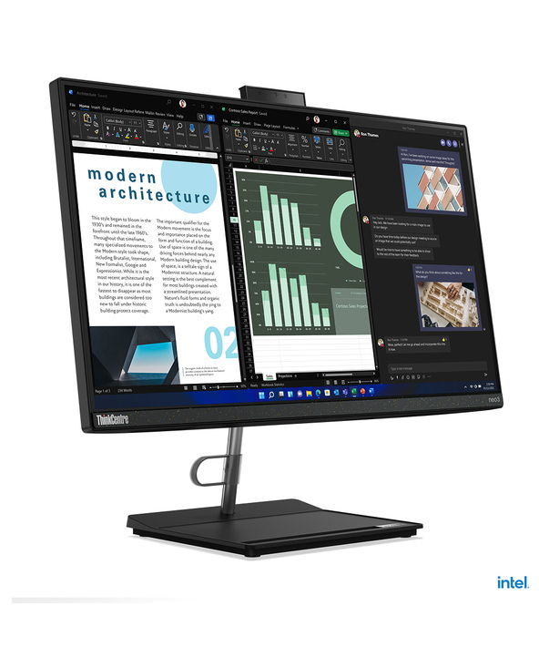 Lenovo ThinkCentre NEO 30A 21.5" I3 8 Noir 256 Go