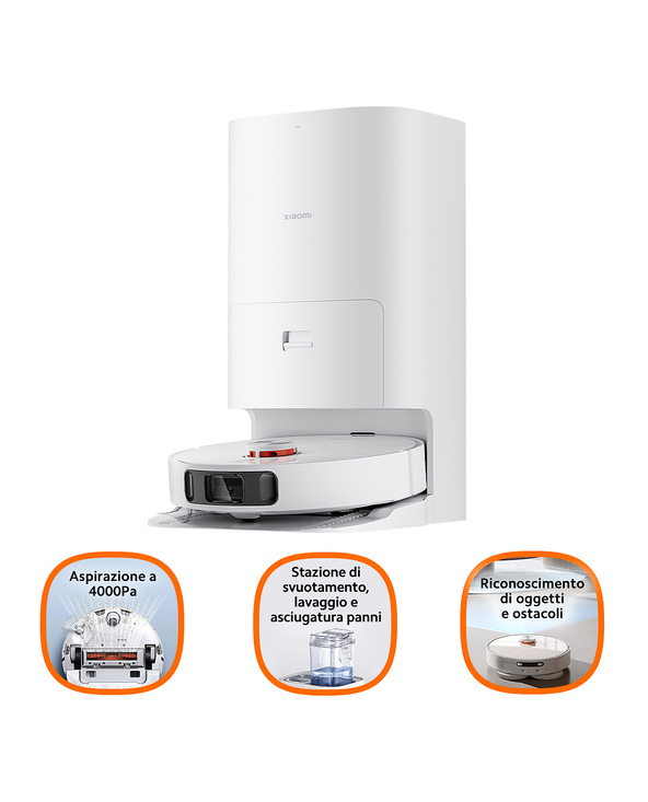 Xiaomi X10 Plus robot aspirateur Combiné Blanc