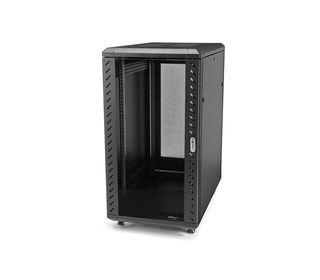 StarTech.com Armoire serveur 18U avec roulettes et pieds de mise à niveau - Profondeur de 81 cm