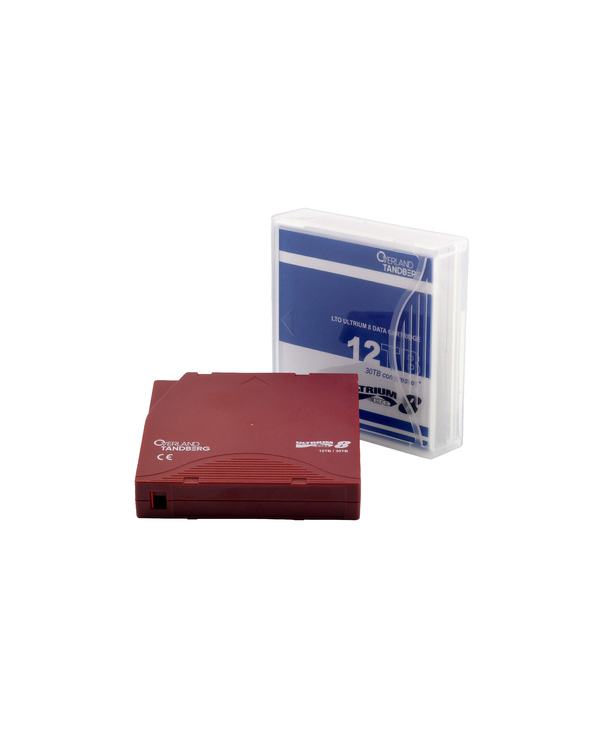 Overland-Tandberg Cassette de données LTO-8, 12 To/30 To, sans étiquette (1 pièce, commandez plusieurs quantités de 5 pièces)