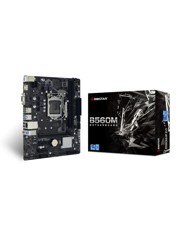 Biostar B560MHP 2.0 carte mère Intel B560 LGA 1200 (Socket H5) micro ATX