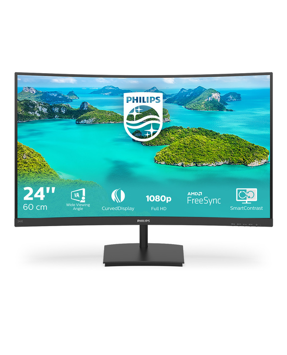 Philips E Line 241E1SCA/00 23.6" LCD Full HD 4 ms Noir