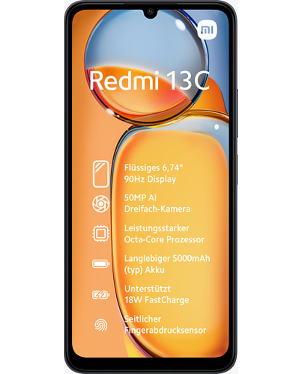 Xiaomi Redmi 13C 6.74" 256 Go Noir