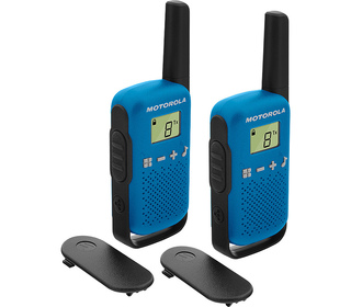 Motorola TALKABOUT T42 radio bidirectionnelle 16 canaux Noir, Bleu