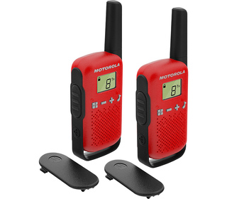 Motorola TALKABOUT T42 radio bidirectionnelle 16 canaux Noir, Rouge