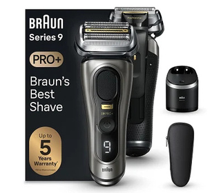 Braun Series 9 Pro+ 9565cc Wet & Dry Rasoir à grille Tondeuse Métallique