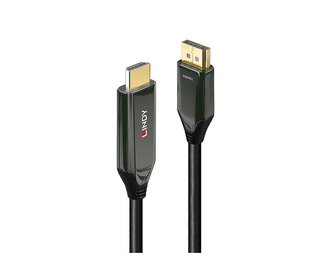 Lindy 40931 câble vidéo et adaptateur 2 m HDMI Type A (Standard) DisplayPort Noir