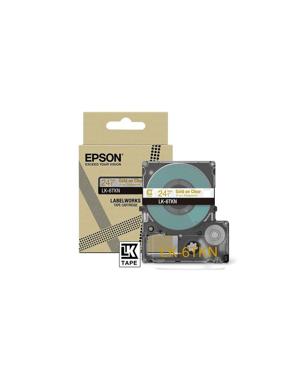 Epson LK-6TKN Or, Transparent