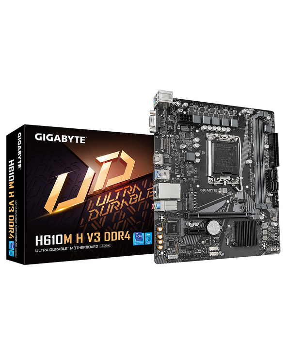 Gigabyte H610M H V3 DDR4 carte mère Intel H610 Express LGA 1700 micro ATX