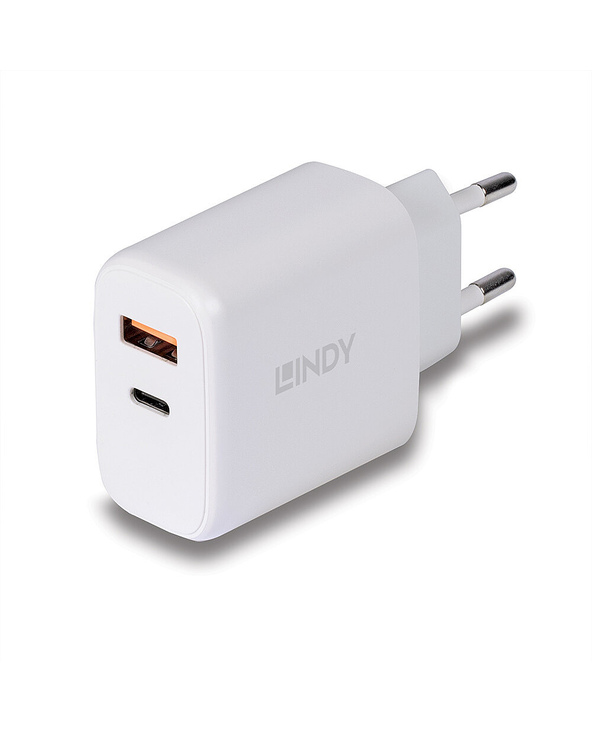 Lindy 73424 chargeur d'appareils mobiles Universel Blanc Secteur Charge rapide Intérieure
