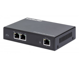 Intellinet 561600 prolongateur réseau Émetteur réseau Noir 10, 100, 1000 Mbit/s