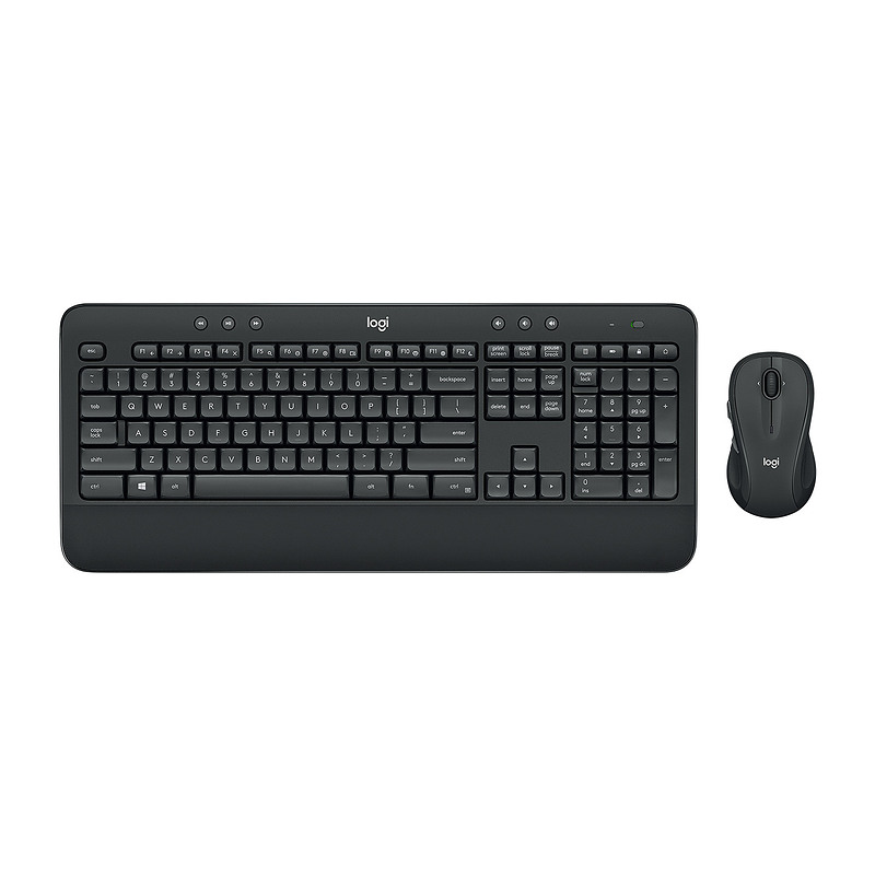 Logitech MK545 ADVANCED Wireless Keyboard and Mouse Combo clavier Souris incluse RF sans fil Français Noir
