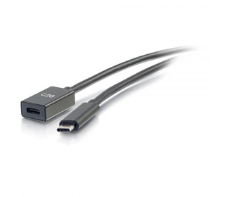 C2G 90 cm Câble de rallonge USB-C vers C 3.1 (Gén 2) mâle cers femelle (10 Gb/s)
