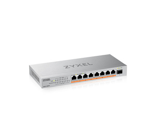 Zyxel XMG-108HP Non-géré 2.5G Ethernet (100/1000/2500) Connexion Ethernet, supportant l'alimentation via ce port (PoE)