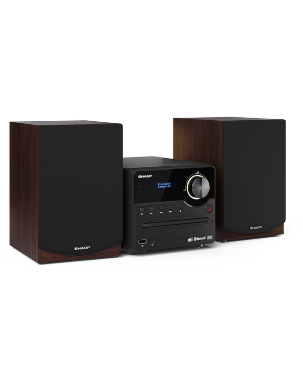 Sharp XL-B517D Système micro audio domestique 45 W Marron