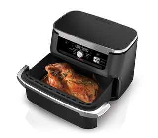 Ninja AF500DE friteuse Double 10,4 L Autonome 2470 W Friteuse d’air chaud Noir