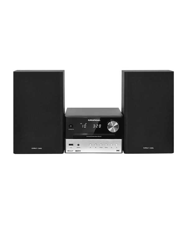 Grundig CMS 3000 BT DAB+ Système micro audio domestique 30 W Noir, Argent