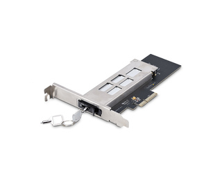 StarTech.com Adaptateur SSD M.2 NVMe vers PCIe x4 avec Plateau Amovible pour Slot d'Extension PCI Express, Carte Adaptateur PCIe