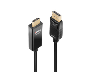 Lindy 40928 câble vidéo et adaptateur 5 m DisplayPort HDMI Type A (Standard) Noir